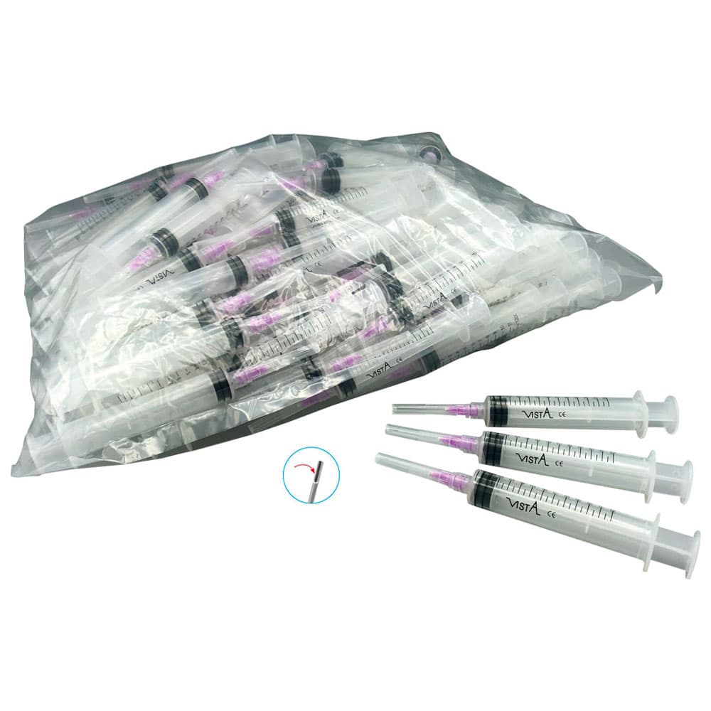 Vista Apex Appli-Vac 12cc Luer Lock Syringe with 30ga Side-Vented Tip, 100/Box, 316119 thumbnail 11