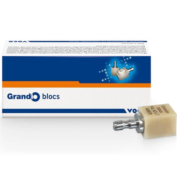 Grandio Blocs CAD/CAM Resin Nano-Ceramic Hybrid Blocks, A2, Low Translucency, Size 14L, 5/Pack thumbnail 10