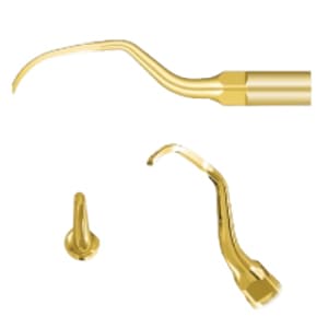 Woodpecker DTE Ultrasonic Scaler Gold Tip PD-12T, Supragingival Scaling, 1/Pk thumbnail 2