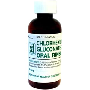 Xttrium Labs 0.12% CHG Oral Rinse, Mint Flavor, Chlorhexidine Gluconate, 4 oz Bottle - Xttrium Labs 0.12% CHG Oral Rinse 4 oz, mint flavor, Chlorhexidine Gluconate - Image 1