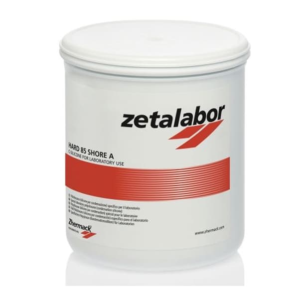 Zetalabor Laboratory Silicone Putty, Standard Pack, 2.6 kg Tub, Gray, 1/Pk, C400790 thumbnail 7