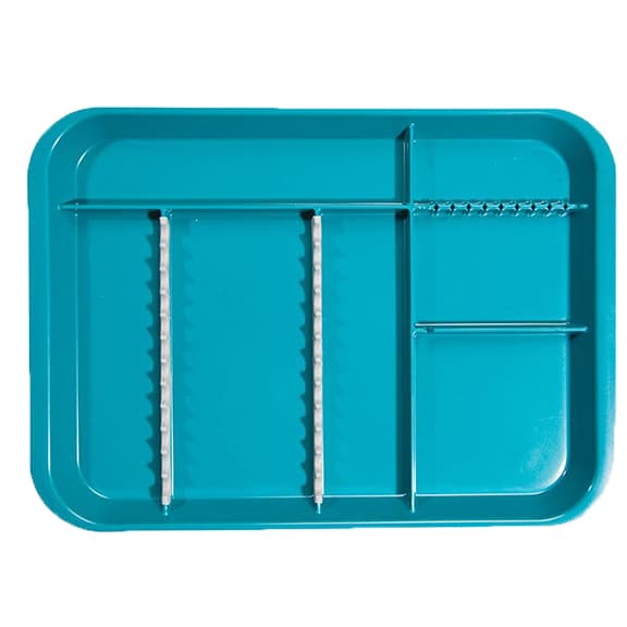 Zirc B-Lok Divided Setup Tray, Size B (Ritter), Neon Blue, 13-3/8" x 9-5/8" x 7/8", 20Z451N thumbnail 7
