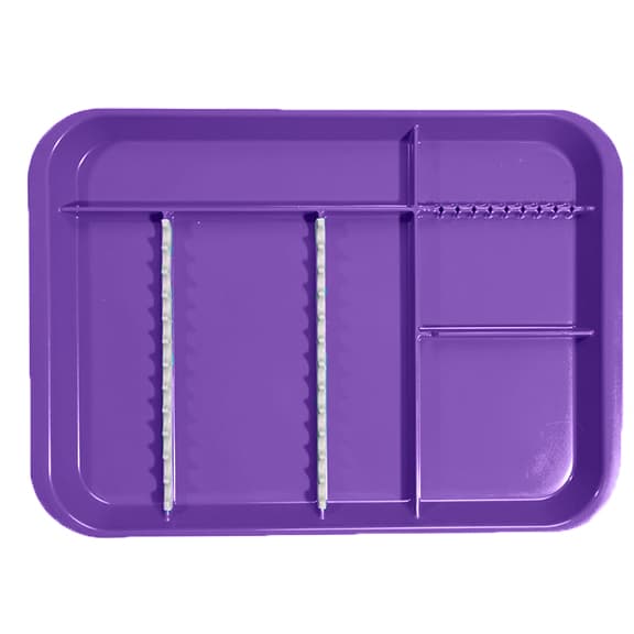 Zirc B-Lok Divided Setup Tray, Size B, Neon Purple, 13-3/8" x 9-5/8" x 7/8", 20Z451R thumbnail 7