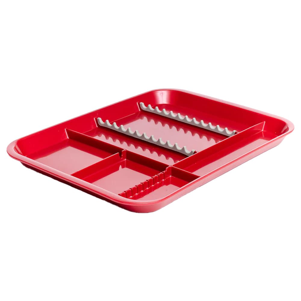 Zirc B-Lok Divided Set-Up Tray, Red, Size B, 13-3/8" x 9-5/8" x 7/8", 20Z451-M thumbnail 6
