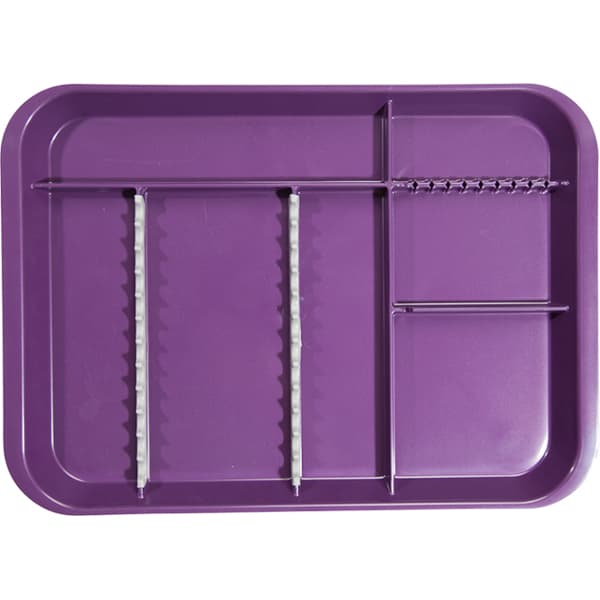Zirc B-Lok Divided Setup Tray, Plum, Size B, 13-3/8" x 9-5/8" x 7/8", 20Z451-E thumbnail 6