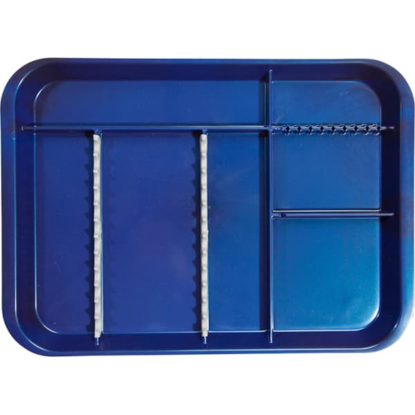 Zirc B-Lok Divided Set-Up Tray, Size B (Ritter), Midnight Blue, 13-3/8" x 9-5/8" x 7/8", 20Z451T thumbnail 6