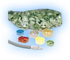 Zirc Dispos-A-Screen Evacuation Trap, Coral, 2-5/8" Diameter, 25/Pkg, 51Z050S thumbnail 9