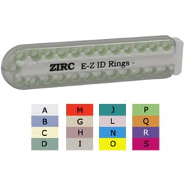 Zirc E-Z ID Instrument Rings, Large, Neon Pink, 25/Pack, 70Z200S thumbnail 10