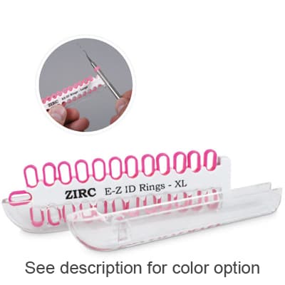 Zirc E-Z ID Instrument Color Code Rings, XL, Neon Purple, 25/Pack, 70Z000R thumbnail 11