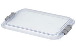 Zirc Safe-Lok Mini Tray Cover (F-Size), Clear, 9-7/8" x 6-5/8" x 1", 1/Pk, 20Z103 thumbnail 13