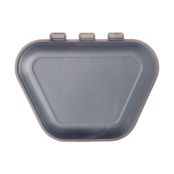 Zirc Dental Gray Denture Box, One-Piece Construction, Solid Locking Mechanism, 4-3/8" x 3-3/8" x 2", Pack of 12, 30R800I thumbnail 3