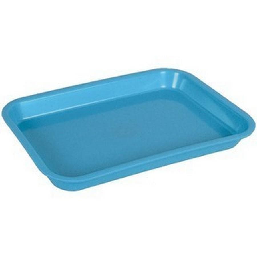 Zirc Mini Flat Setup Tray, Neon Blue, 9-3/8" x 6-3/8" x 7/8", 1/Pk, 20Z101N thumbnail 10