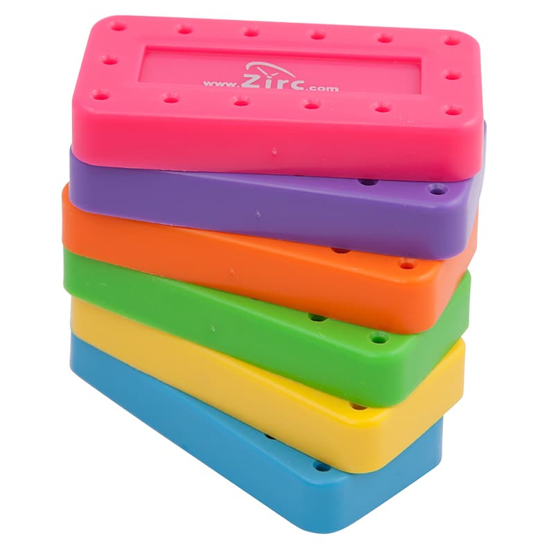 Zirc 14-Hole Magnetic Bur Block, Neon Pink, 1/Pk, 50Z403S thumbnail 13
