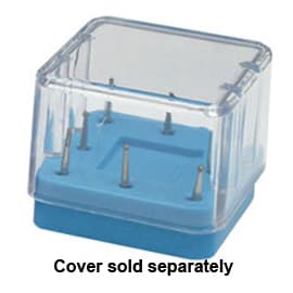 Zirc 8-Hole Magnetic Bur Block, Yellow, with Microban, Autoclavable thumbnail 3