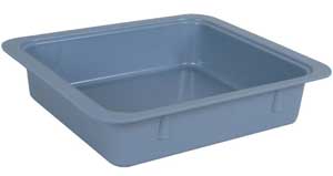 Zirc Procedure Tub, Mauve, 12-1/4" x 10-7/8" x 2-3/4", Tub Only, Microban thumbnail 3