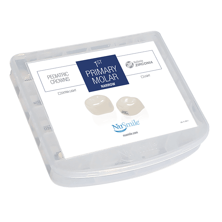 NuSmile ZR Narrow First Primary Molar Crowns Evaluation Kit - NuSmile ZR Narrow First Primary Molar Crowns Evaluation Kit - Image 1