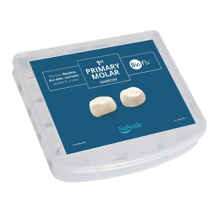 NuSmile BioFlx Narrow First Primary Molar Crowns Starter Kit - NuSmile BioFlx Narrow First Primary Molar Crowns Starter Kit - Image 1
