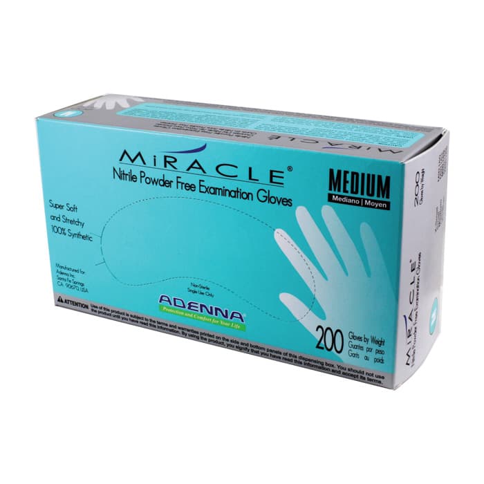 Adenna Miracle Nitrile Exam Gloves, Powder-Free, Non-Sterile, Extra Small, Blue, 200/Box, MIR160 thumbnail 20