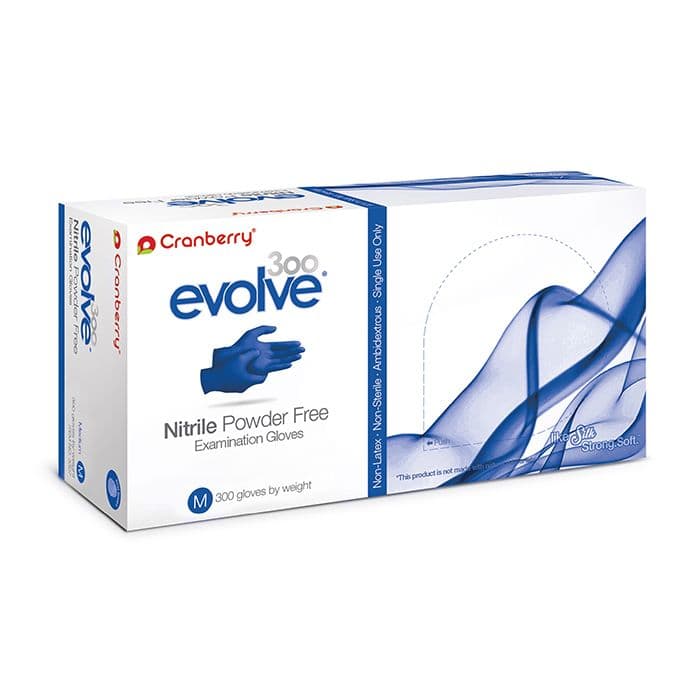 Cranberry Evolve 300 Nitrile Powder-Free Exam Gloves, X-Large, Royal Blue, 250/Box, CR3309 thumbnail 19