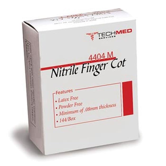 Dukal Nitrile Finger Cots, Medium, Latex-Free, Powder-Free, Pre-Rolled, 144/Box, 4404M thumbnail 11