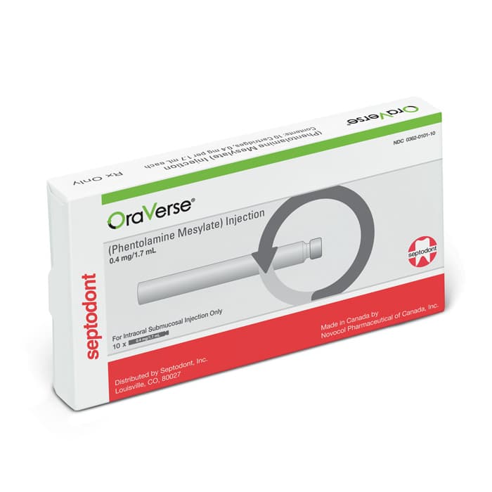 OraVerse (Phentolamine Mesylate) Local Anesthesia Reversal Agent, 1.7 mL Cartridges, 10/Box, 99210 thumbnail 16