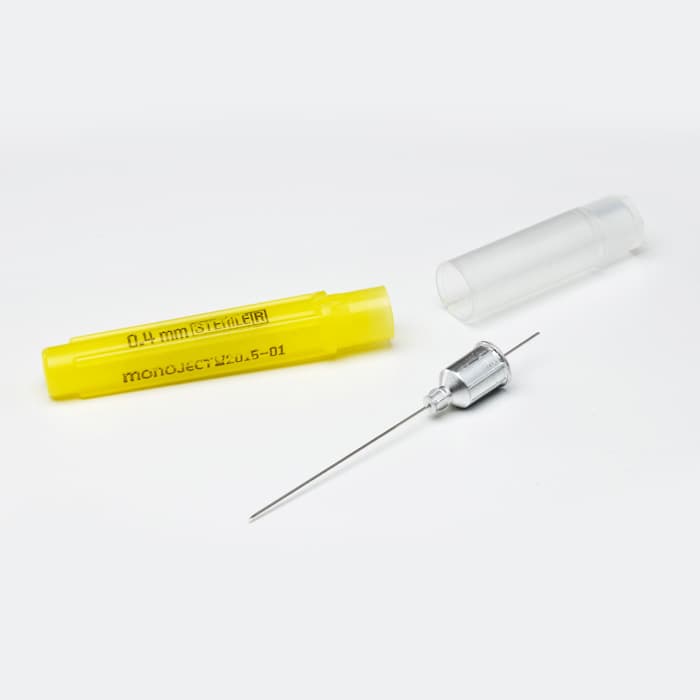 Monoject 401 Metal Hub Sterile Dental Needle, 27 Gauge Long (1 3/8 in / 36.5 mm), Yellow, 100/Box, #8881401056 thumbnail 12