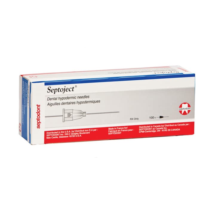Septodont Septoject Dental Hypodermic Needles, 27 Gauge, Long (35mm), Yellow, Plastic Hub, Sterile, 100/Box, 01-N1272 thumbnail 21