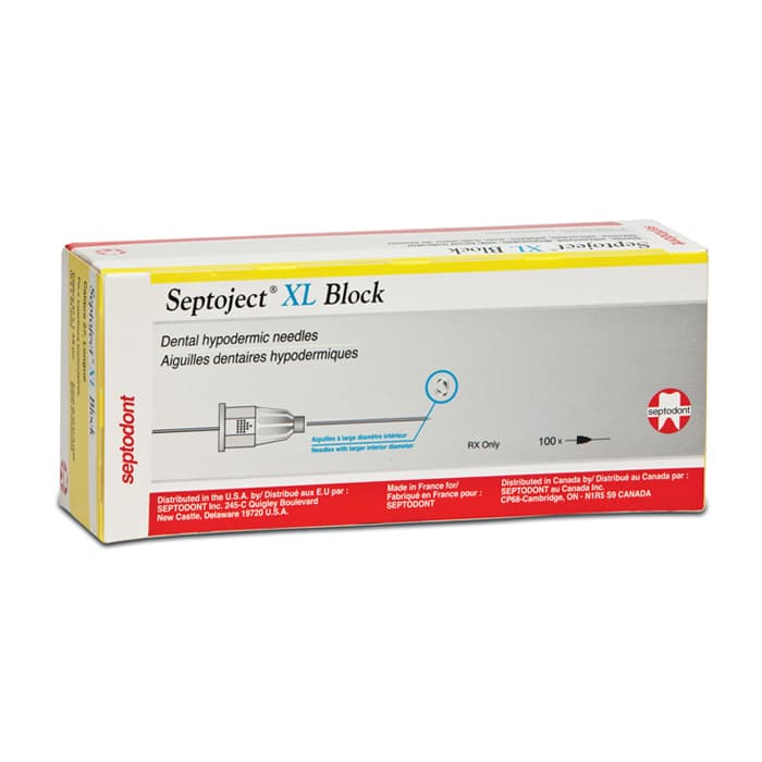Septoject XL Dental Needles, 27 Gauge, Long (35mm), Plastic Hub, Sterile, 100/Box, 01-N1550 thumbnail 20