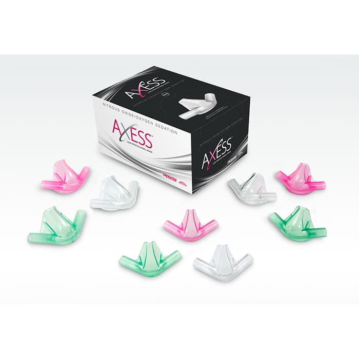 Axess Low Profile Nasal Mask, Medium, Clear Unscented, 24/Box thumbnail 2