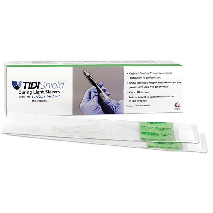 TidiShield LED Curing Light Sleeves for Ivoclar Vivadent Bluephase G2/Bluephase 20i, 500/Box - TidiShield&trade; LED Curing Light Sleeves - Ivoclar Vivadent Bluephase G2/Bluephase 20i - Image 1