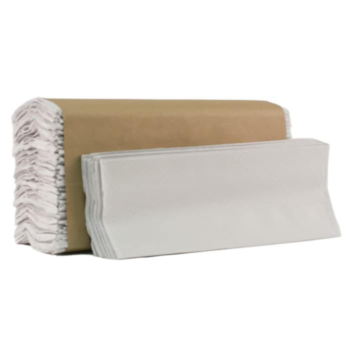 House Brand C-Fold Paper Towels, 12 Packs of 200 Towels (2400 Total) - House Brand  C-Fold Towels - 12 Packs of 200 Towels - Image 1