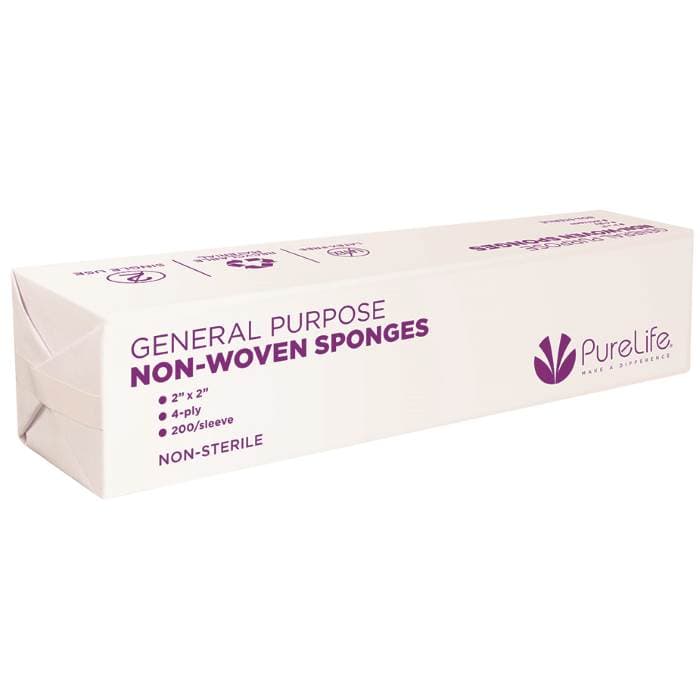 SafeBasics General Purpose Non-Woven Sponges, 3" x 3", 4-Ply, Non-Sterile, Case of 4000 (200/Sleeve, 20 Sleeves/Case), 2103-CH thumbnail 8