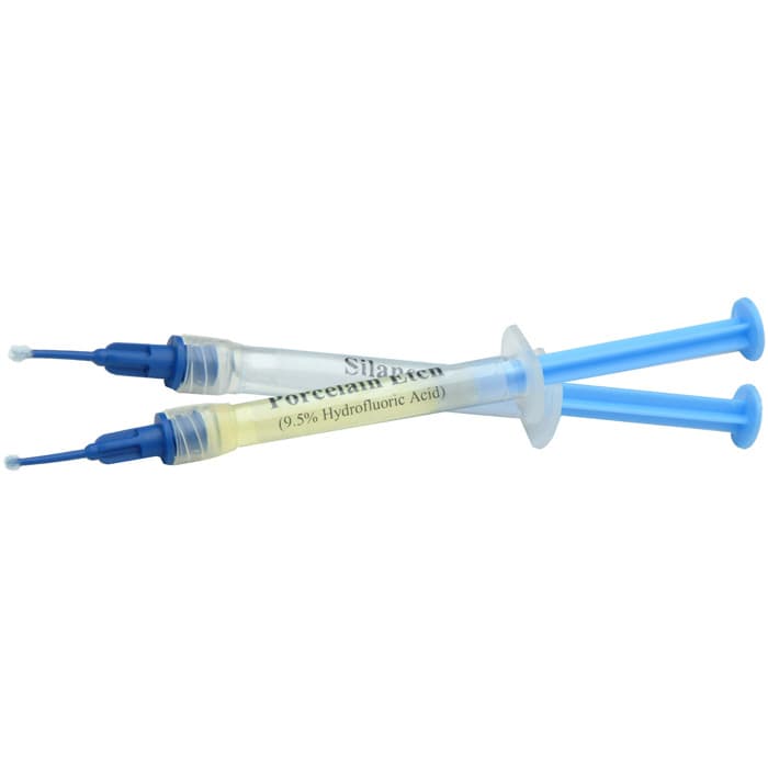 Vista Apex Porcelain Etch Etching Gel, 9.5% Hydrofluoric Acid, Syringe Refill Kit, 1.2 mL, High Viscosity, Light Yellow, 4/Pk, 502510 thumbnail 11