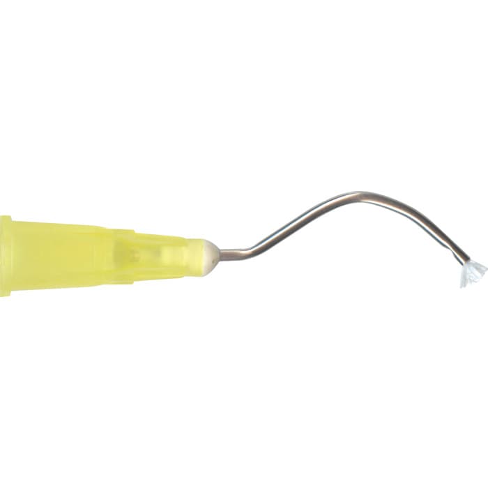 Stat-Flo Hemostatic Pre-Bent Brush Tips, 19 Gauge, Yellow, 100/Pk, 312100 thumbnail 16