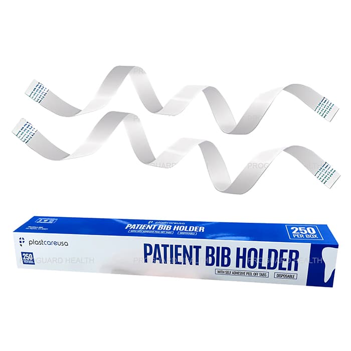 House Brand Patient Bib Holders, Disposable, Self-Adhesive, 250/Box - House Brand Patient Bib Holders - Disposable - Image 1