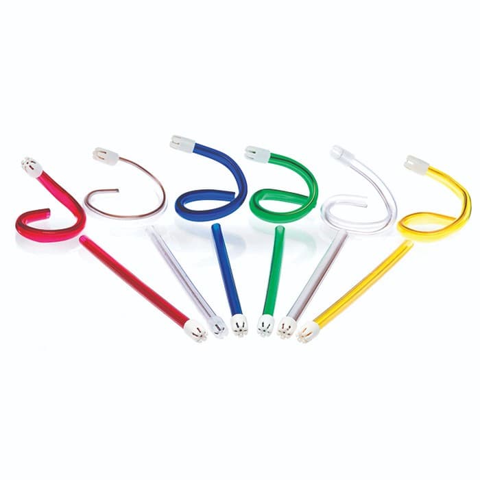 Flexo Disposable Saliva Ejectors, Plastic, Fixed Tips, Clear with White Tip, 100/Pk, 1662215 thumbnail 15