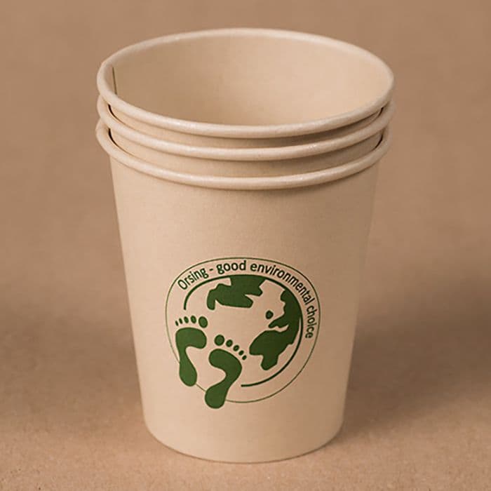 Orsing Bamboo Bio Cup, 7 oz, White, 50/Bag thumbnail 5