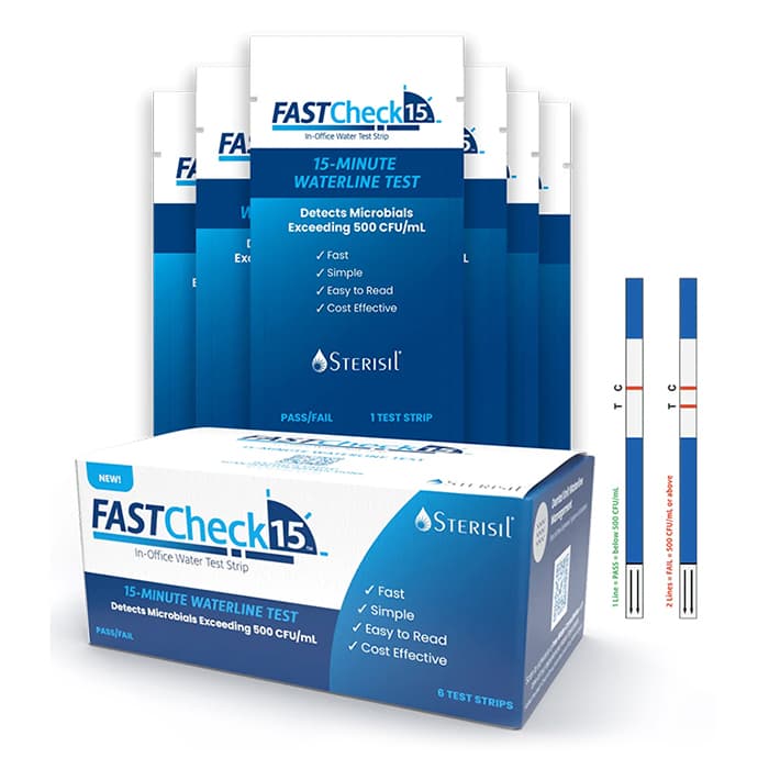 Sterisil FastCheck15 In-Office Dental Unit Waterline Test Strips, 15-Minute Results, 6/Box, FC15-6 thumbnail 25