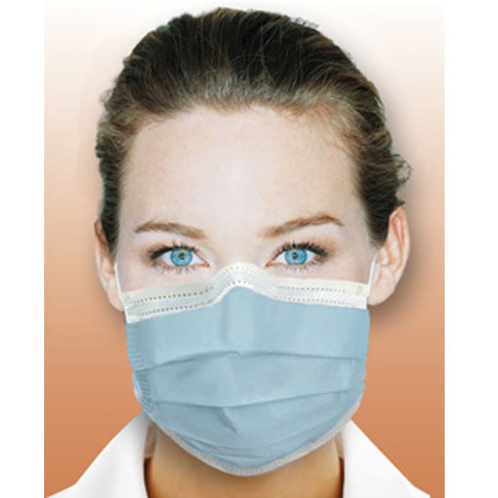Crosstex Ultra Earloop Face Masks, ASTM Level 3, Latex Free, Blue, 40/Box, GCFCXU thumbnail 27