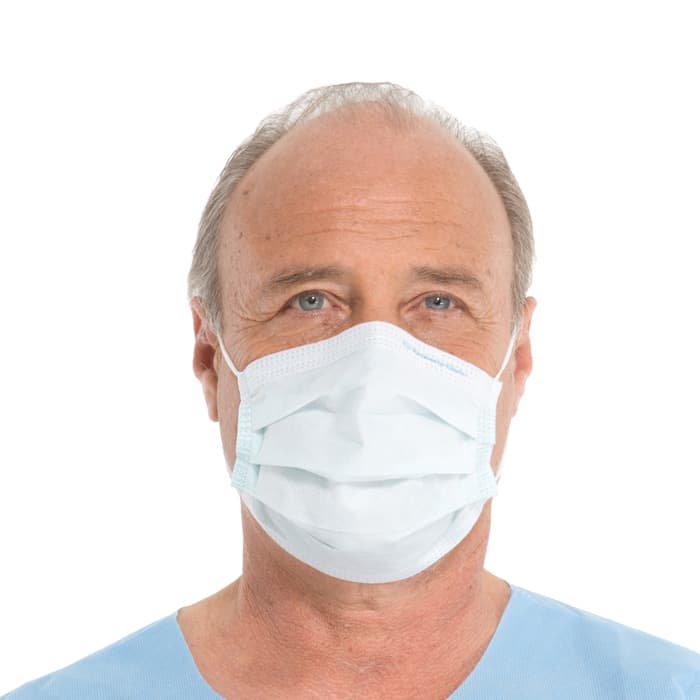 Halyard FLUIDSHIELD Level 1 Fog-Free Earloop Procedure Mask, White, 50/Box, 41802 thumbnail 8