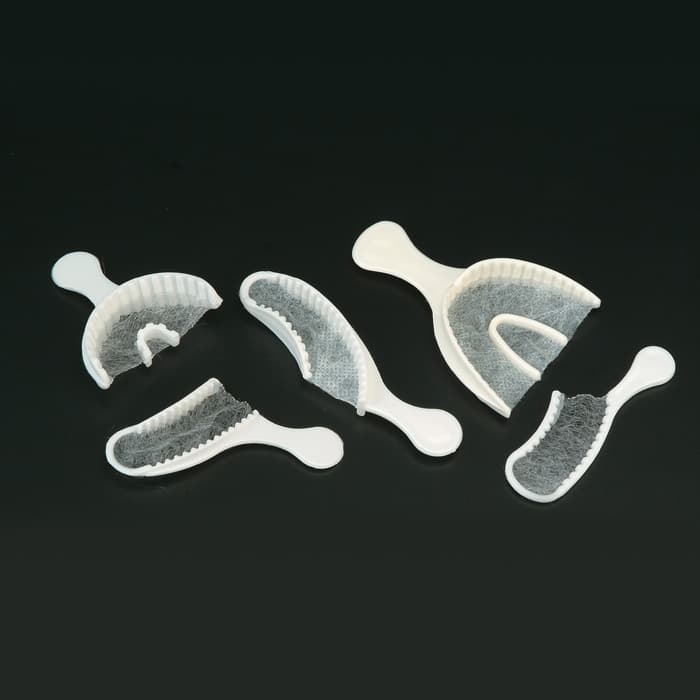 House Brand Disposable Bite Trays - Anterior, Perforated, 40/Box - House Brand Disposable Bite Trays - Anterior - Image 1