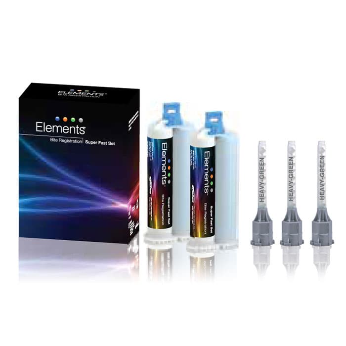 Elements Bite Registration Material, Regular Set, 2 x 50 mL Cartridges with 6 Mixing Tips, PD-190 thumbnail 4