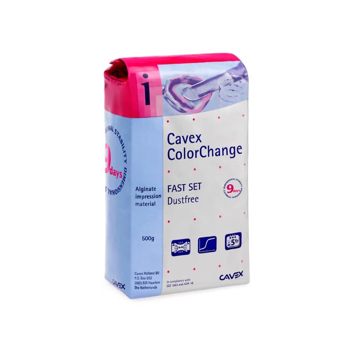 Cavex ColorChange Alginate - Fast Set, Hexa Dental - Cavex ColorChange Alginate - Fast Set - Image 1