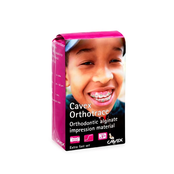 Cavex Orthotrace Orthodontic Alginate, Extra-Fast Set, Dust-Free, Pink, Fruit Scent, 500g Bag (1.1 lb), AA380 thumbnail 7