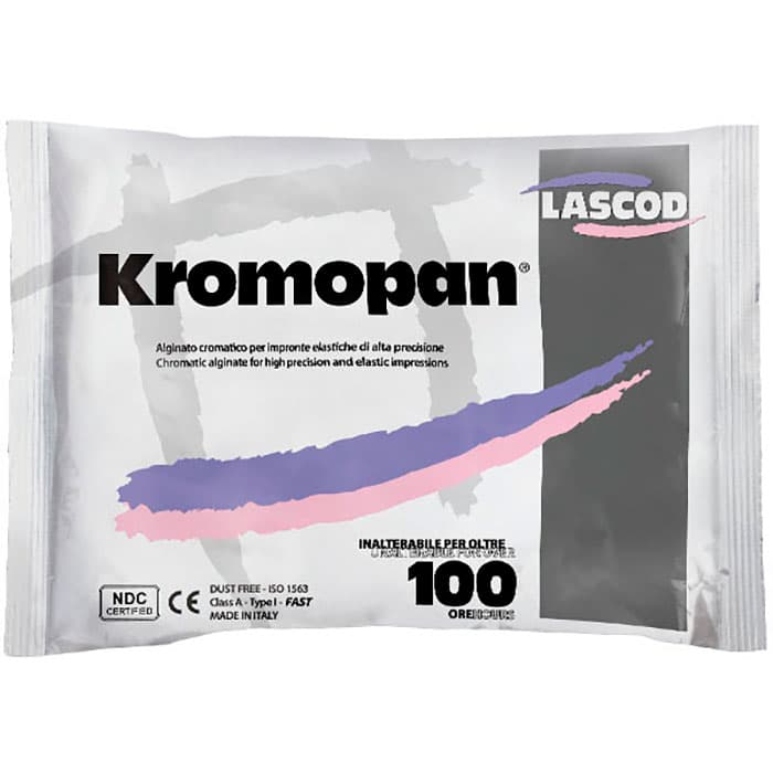 Kromopan 100 Chromatic Alginate Impression Material, Fast Set, Dust Free, Mint, 1 lb (450 g) Pouch, KRM302 thumbnail 18