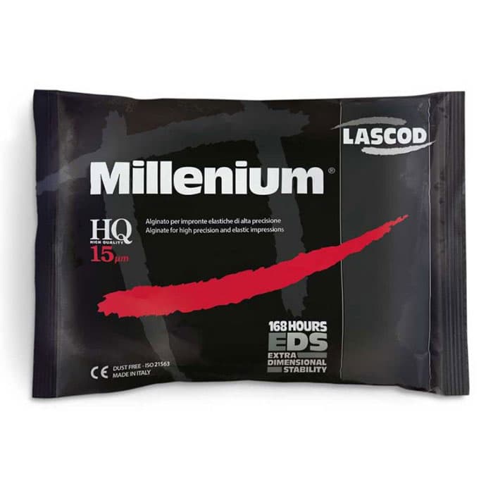 Millenium Max Precision Alginate, Extra-Fast Set, Dust-Free, Strawberry, 1 lb/Pouch, 01KZ5JSSHTFG43PDTV310KJF1D - Millenium Max Precision Alginate - Extra-Fast - Image 1