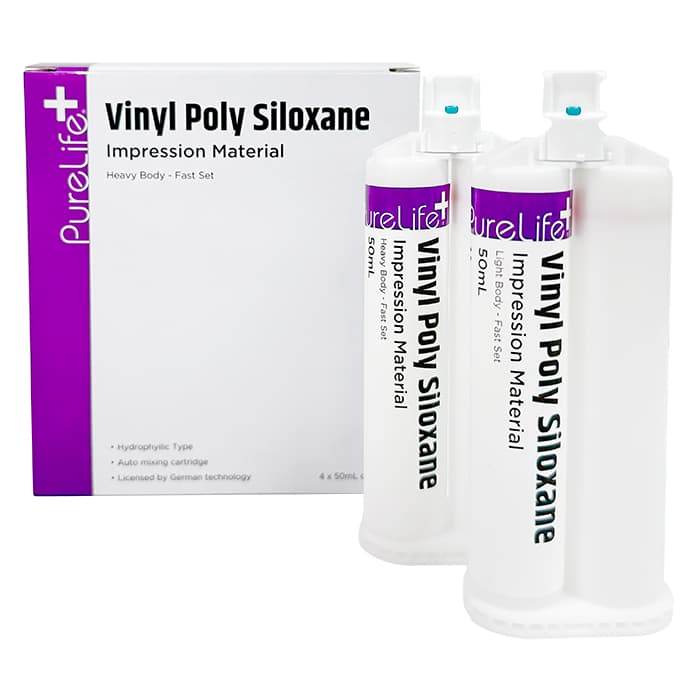 PureLife+ VPS Impression Material, Heavy Body, Regular Set, 4/Bx - PureLife+ VPS Impression Material - Heavy Body - Regular Set - Image 1