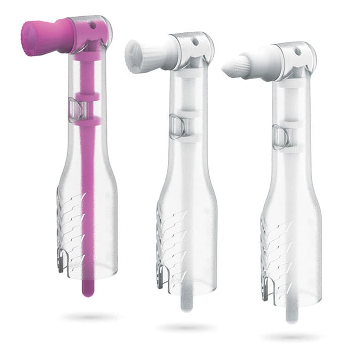 Oscillating AntiSplatr™ Mini Disposable Prophy Angle, Soft Cup, Pink, 100/Box, ASMS-100 thumbnail 11