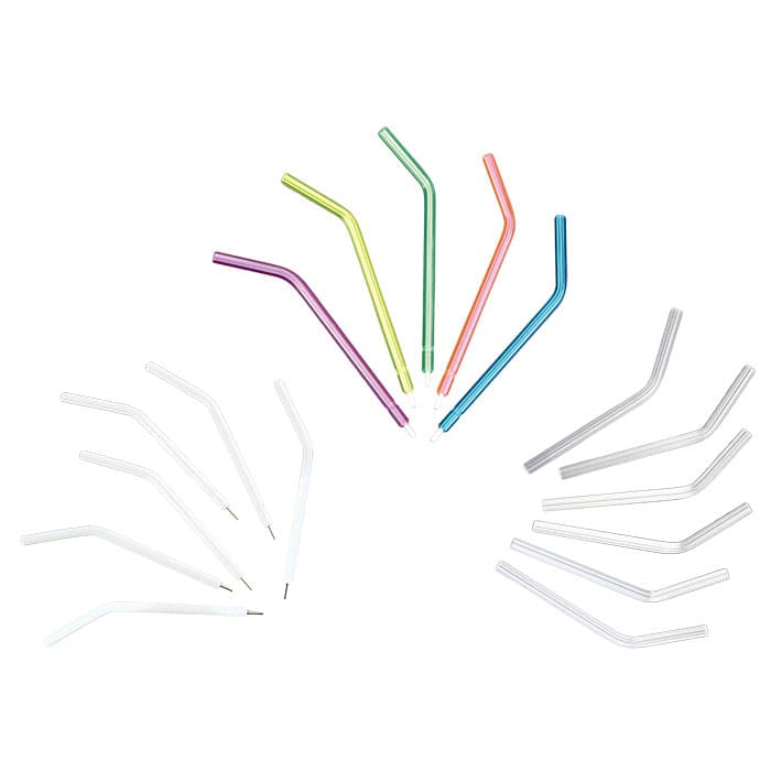 Plasdent AcuTips Disposable Universal Air/Water Syringe Tips, 3-Way White Plastic with Metal Core and Rounded Ends, 150/Bag, TST-MT thumbnail 7