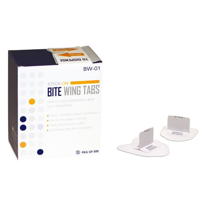 Pac-Dent Bite Wing Tabs, Self-Adhesive, 500/Box thumbnail 2